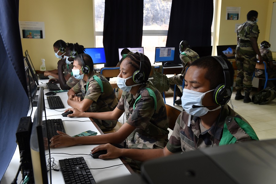 Stagiaires RSMA Guyane