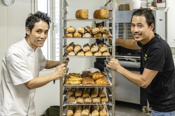 Christophe et Nicolas Yu - créateurs boulangerie pâtisserie Yu & Mie - Cayenne