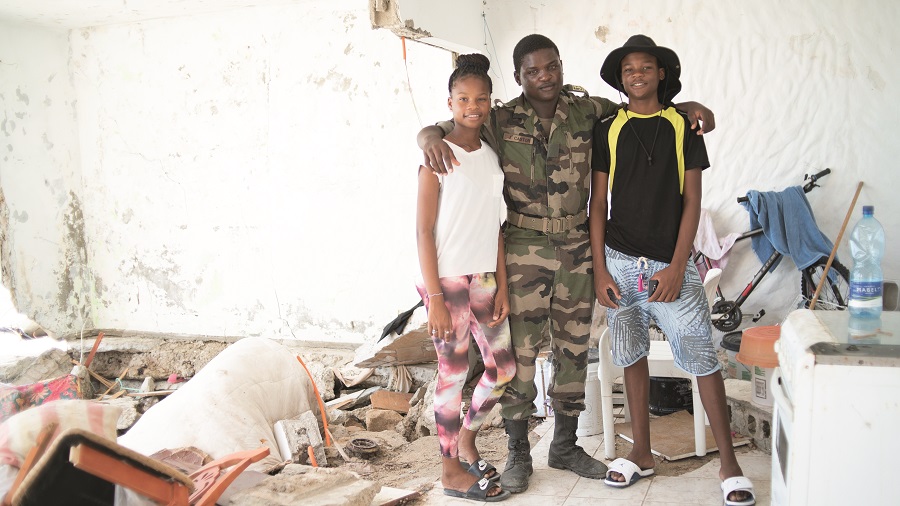 Aide à Saint-Martin après Irma
