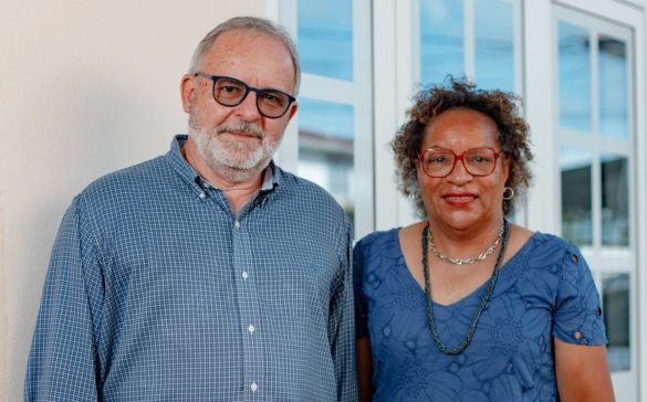 Patrick Clop et Viviane Tchung-Ming, président et vice-présidente de l’ARACTE Guyane