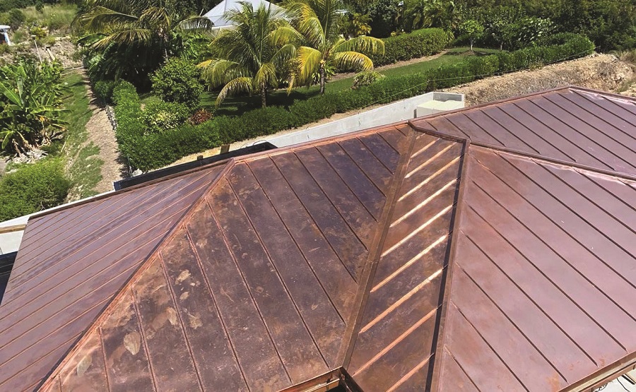 Toiture joints debout - Coalys Guadeloupe