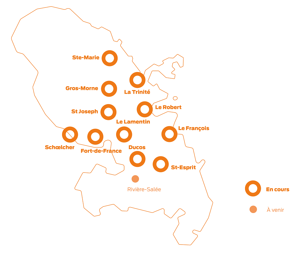 Déploiement de la fibre Orange en Martinique