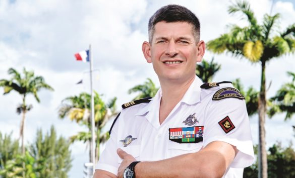 Colonel Philippe Outtier, Chef de corps du RSMA Guadeloupe