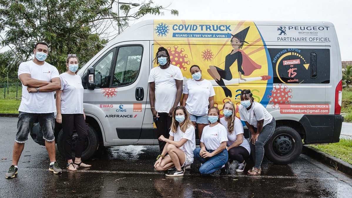 Le Covid truck à la rencontre des zones d’habitat précaire guyanaises