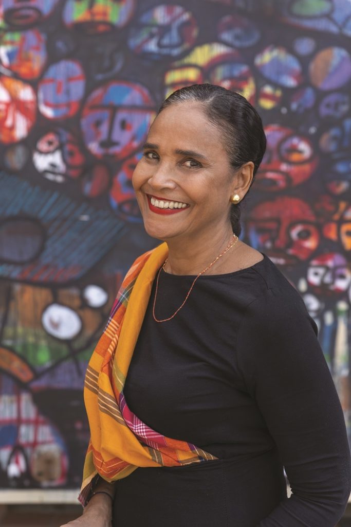 Christiane Emmanuel, créatrice Maison rouge, Maison des arts - Martinique