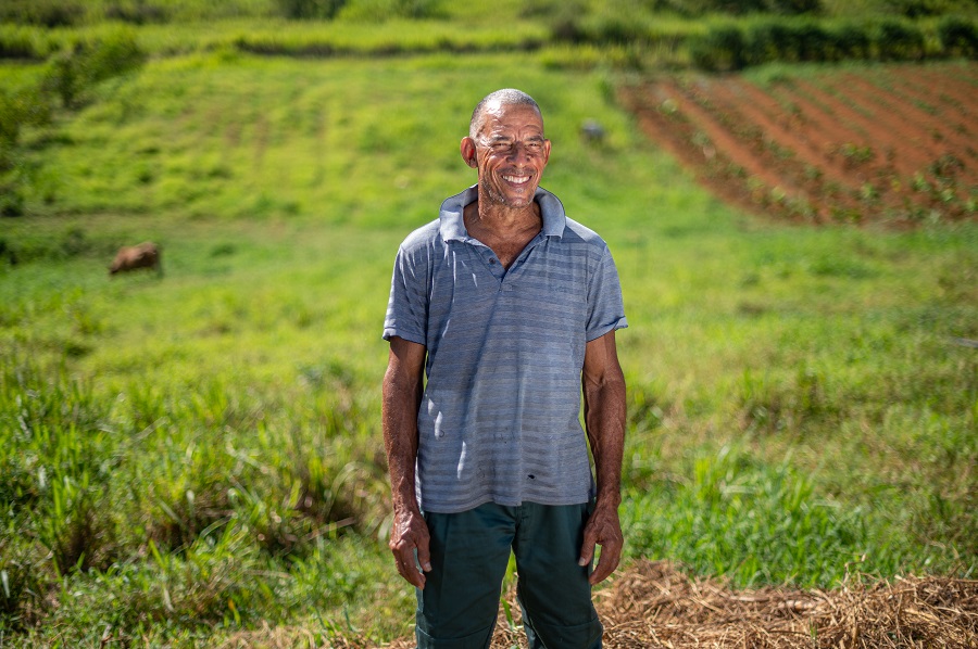 Vincent Perna, éleveur bovin en Guadeloupe