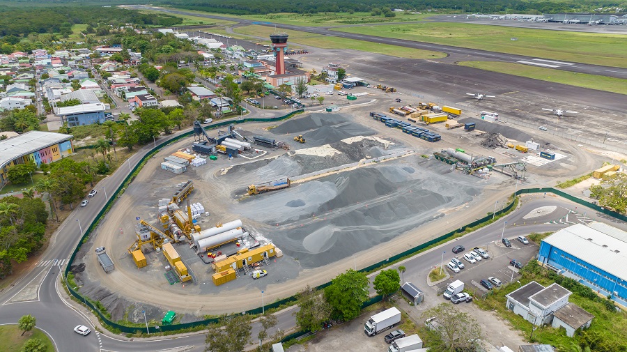 Travaux aéroport Pôle Caraibes - Guadeloupe