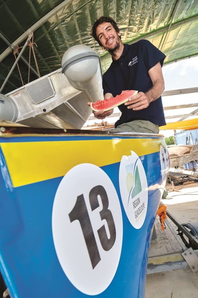 Hugo Thélier, champion de voile traditionnelle de Guadeloupe