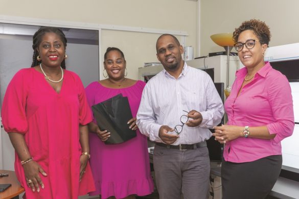 L'équipe de la plateforme régionale d'oncologie de Martinique (GIP PROM)