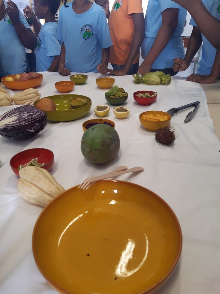 Atelier gustatif pour enfant proposé par l'Iguaflhor