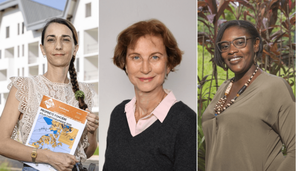 Juliette Guirado (AUDeG), Michèle Robin-Clerc (architecte DPLG), Céline Paderna (Cap Nord)