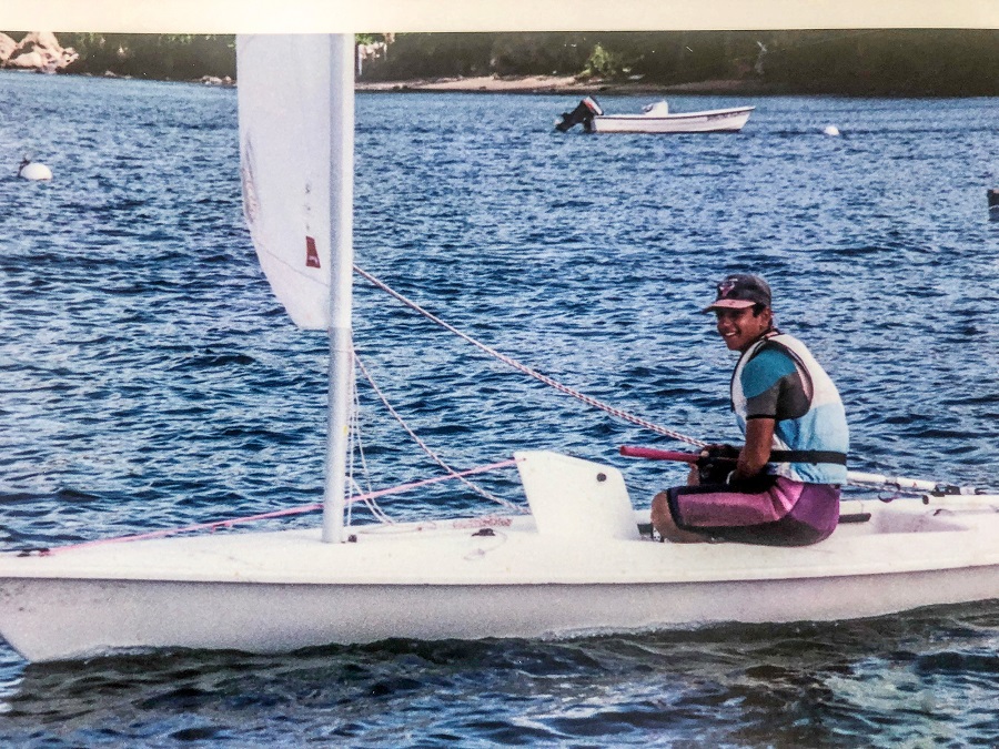 Le skipper Damien Seguin en Guadeloupe