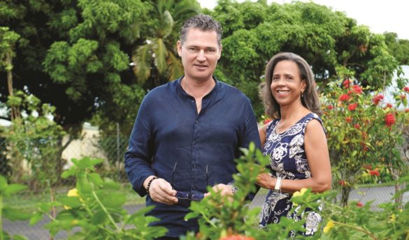 Christophe Moruzzi et Ena Romney, à la direction d'Actual Antilles-Guyane
