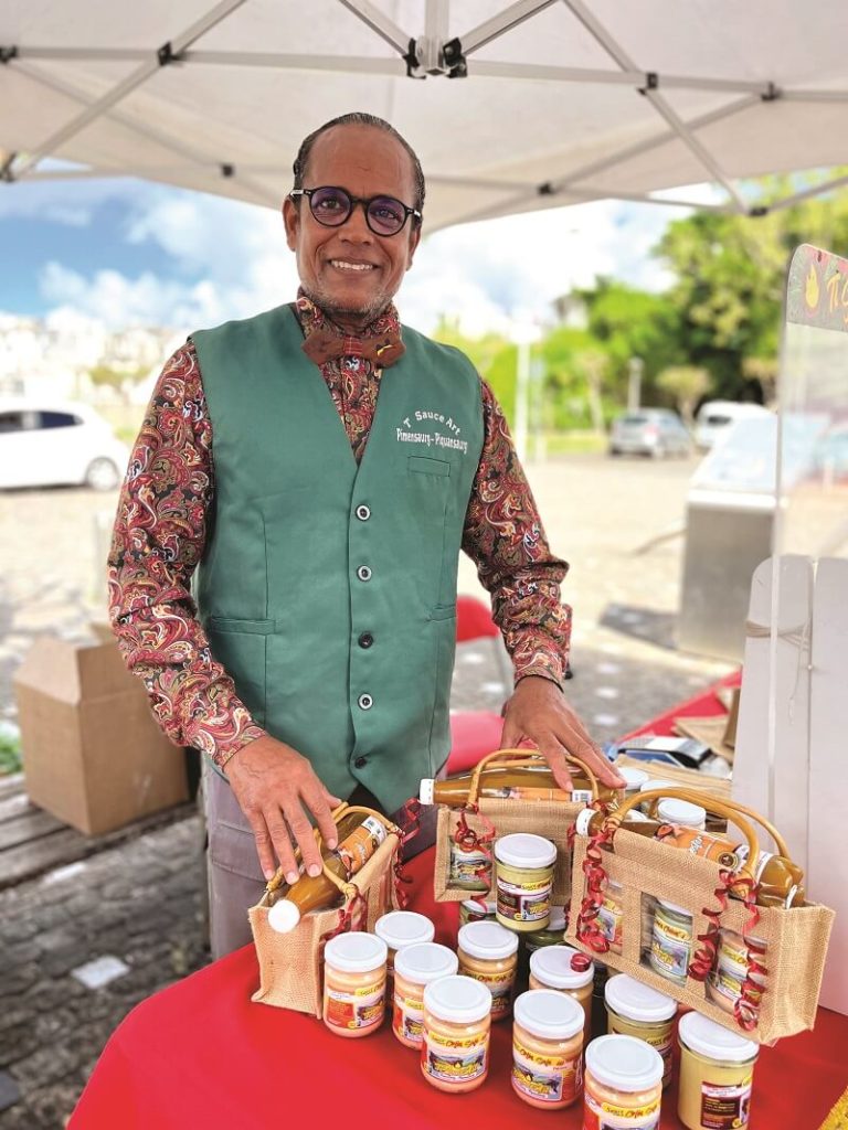 Thierry Toris, créateur de T Sauce Art (Guadeloupe)