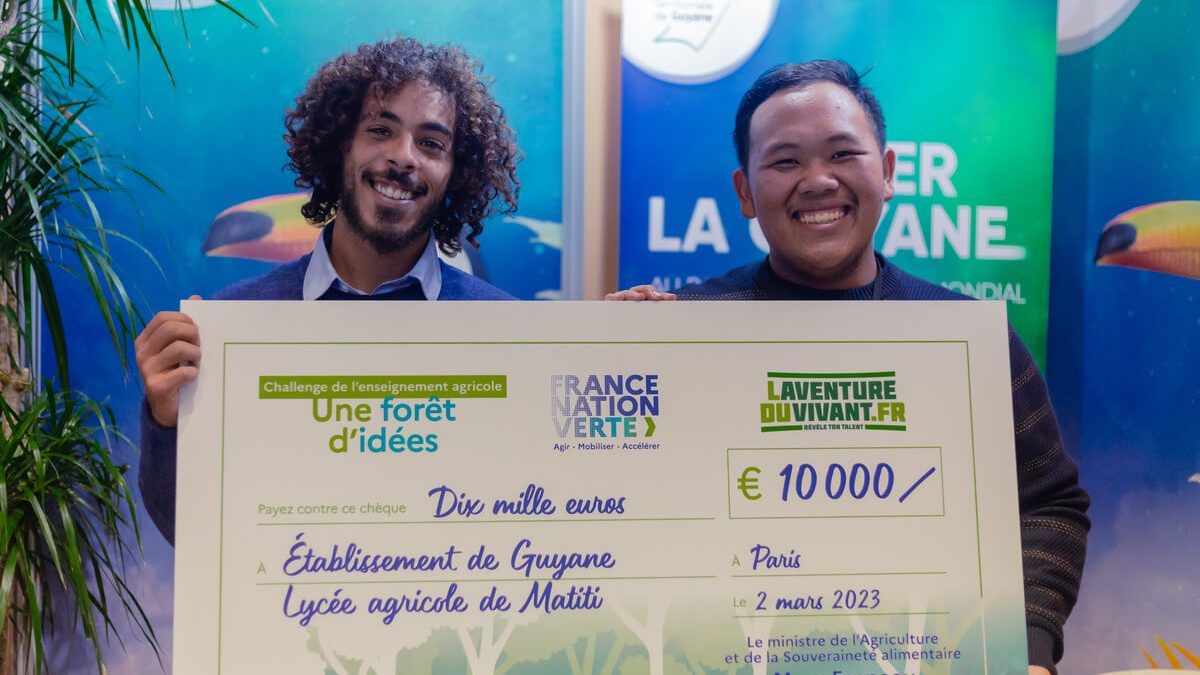 Prix “Une forêt d’idées” : deux lycéens engagés pour l’agriculture locale
