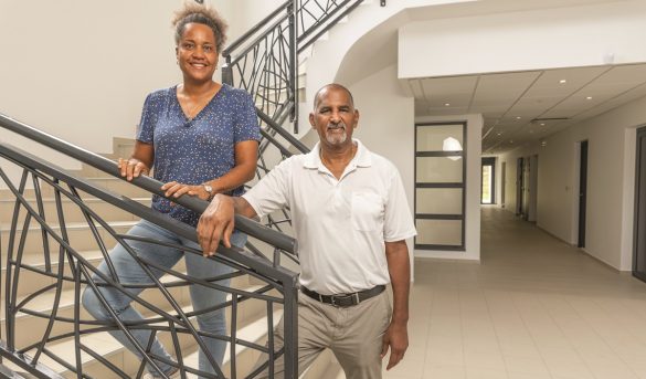 Sandra Adenet et Claude Adèle - pépinière agro-transformation UP'AGRO