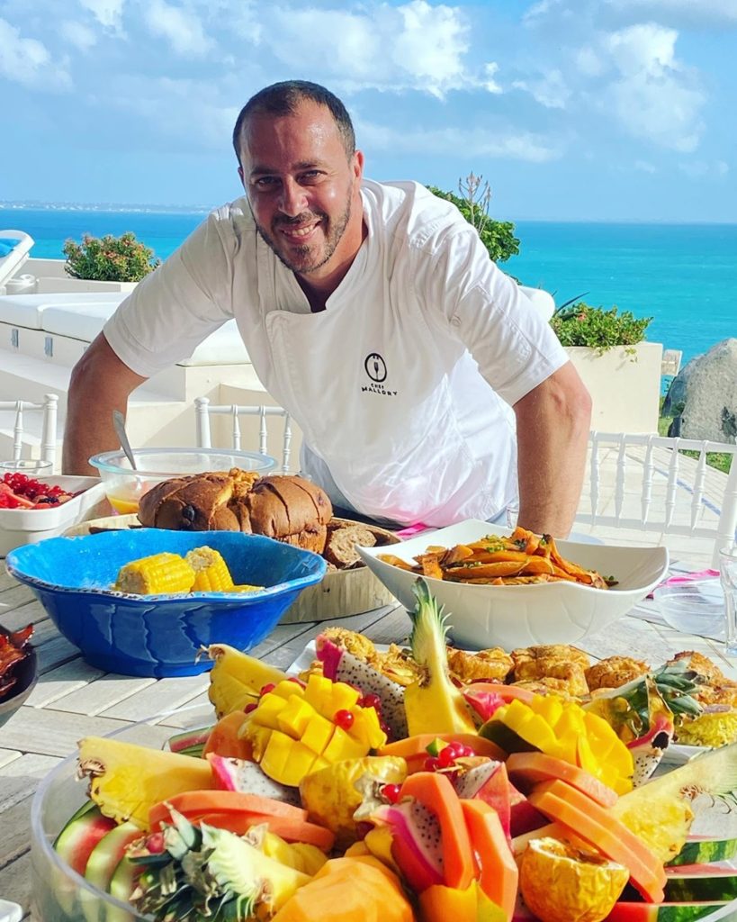 Mallory Leroux, chef à domicile à Saint-Martin