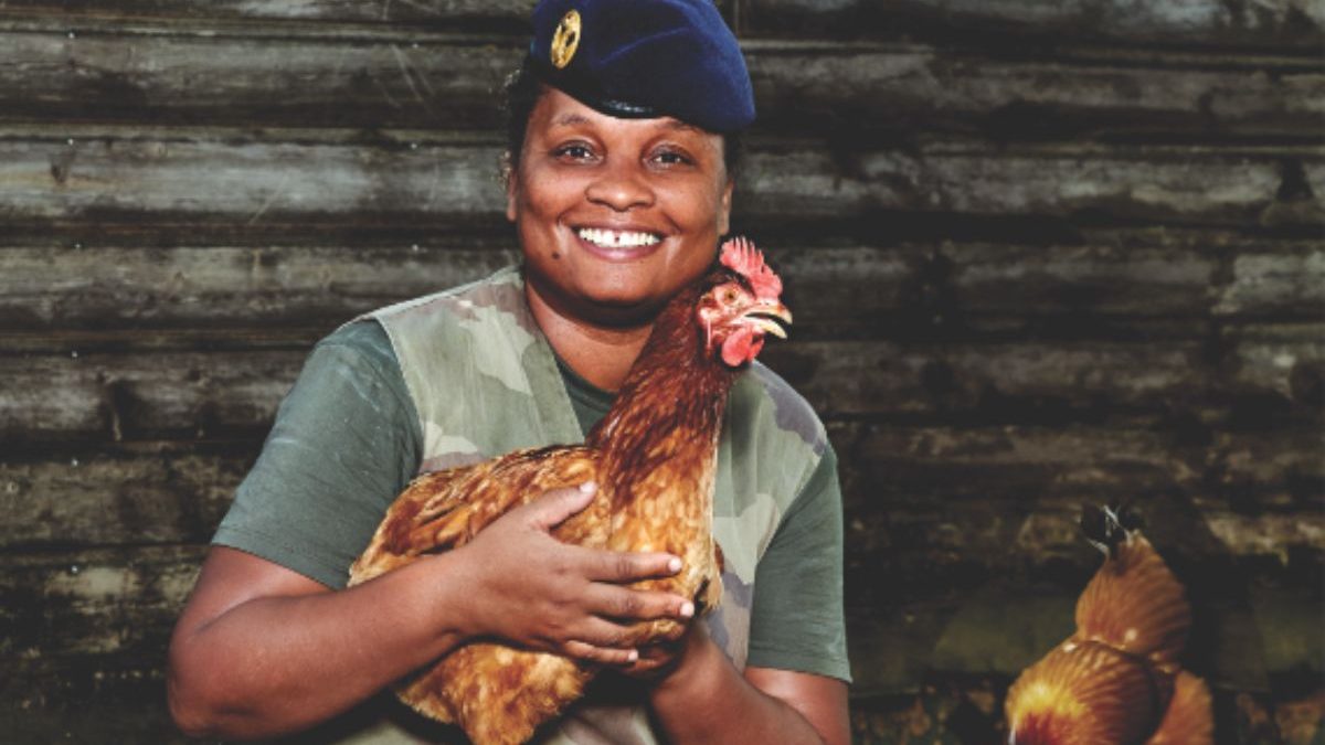 Mayka Choucoutou, du RSMA de la Guadeloupe à la ferme de Daras