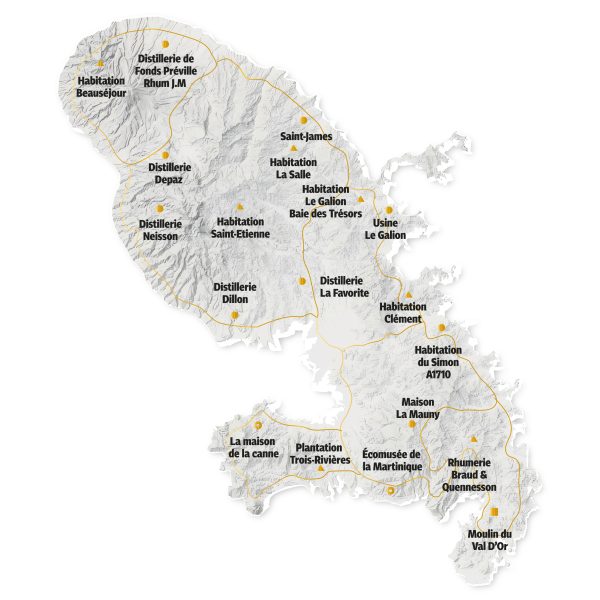 Carte Martinique coderum