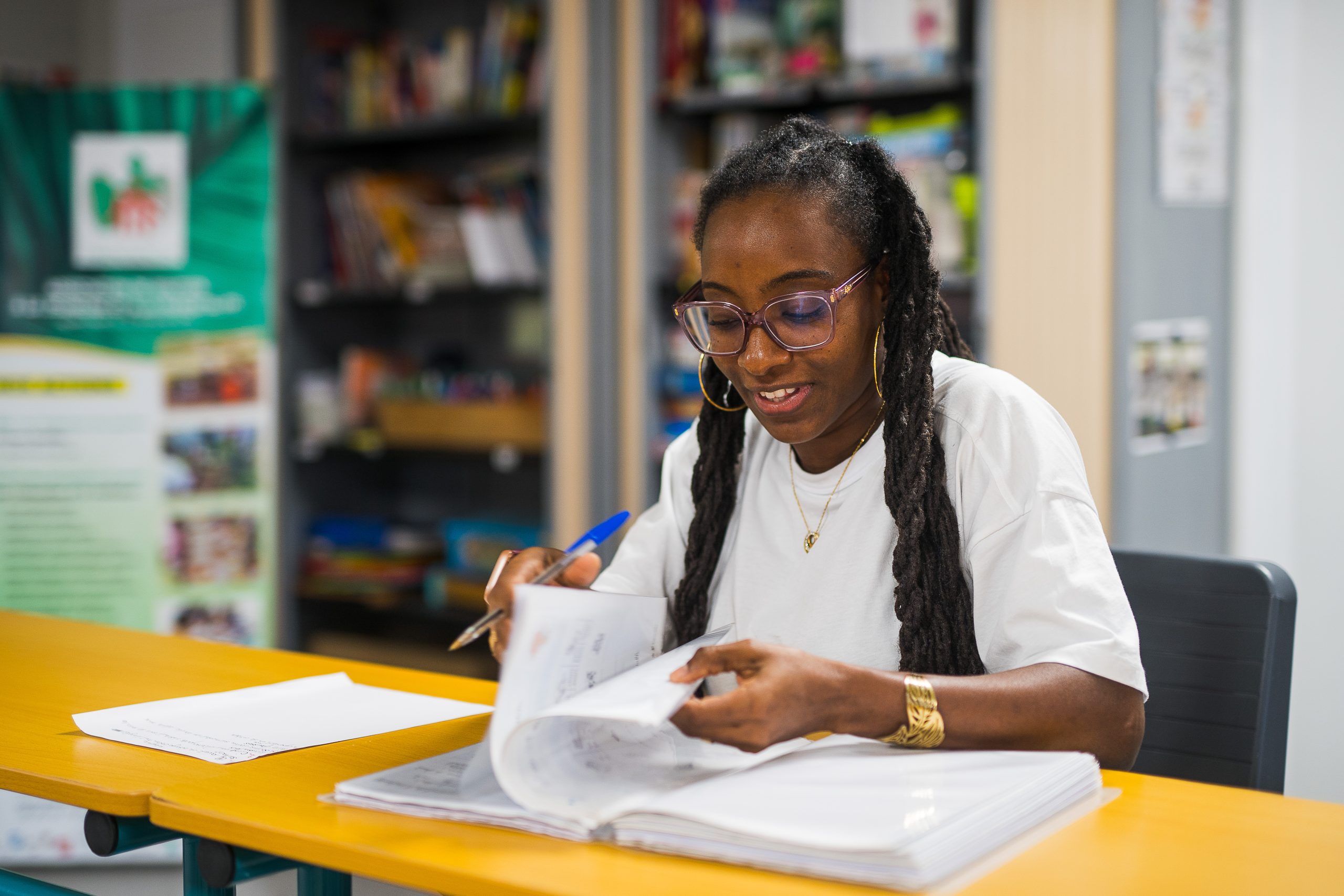 Kristy de la Clémendière fait partie des 35 bénévoles de l'association qui cherche toujours à grossir ses effectifs.