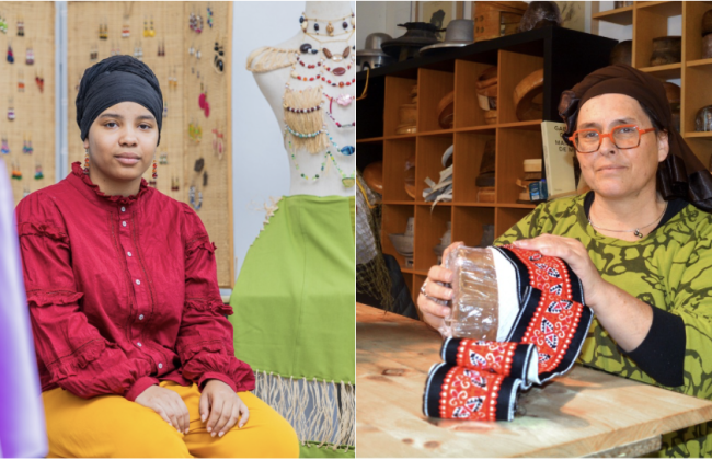 Iman Jean-Gilles et Clarisse-Mariam Pilet.