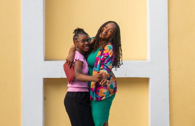 Naïka Pichi et sa fille Roanne.