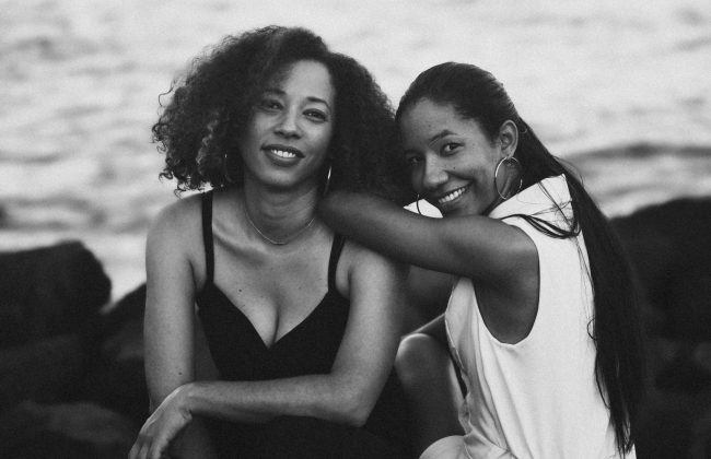 Les sœurs Jill et Ady Brumier.